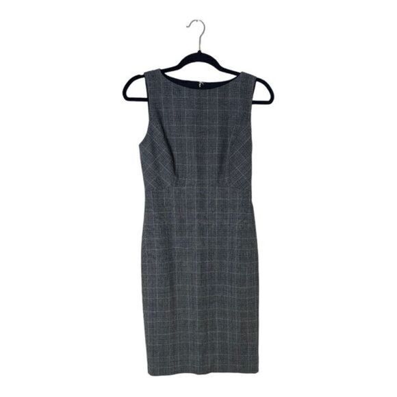 #152 CLAASIQUES ENTIER lightweight plaid career dress - Picture 1 of 8